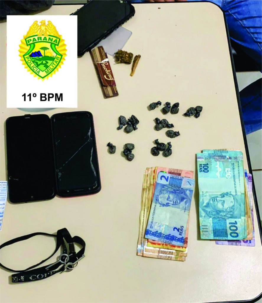 Polícia descobre festa e três são presos com entorpecentes