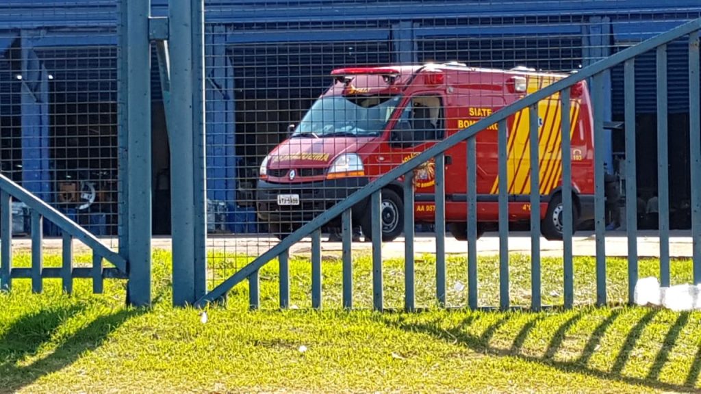Trabalhador ferido é socorrido em empresa às margens da BR-277