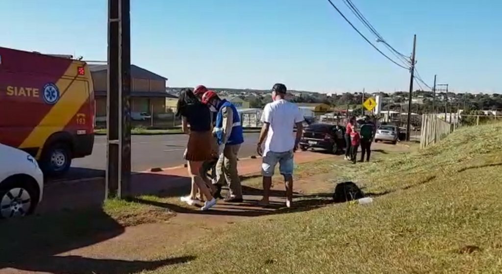 Menino fica ferido ao cair de bicicleta no Bairro Brasmadeira