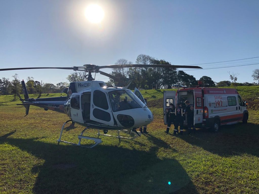 Homem com aneurisma cerebral é trazido de Foz do Iguaçu a Cascavel