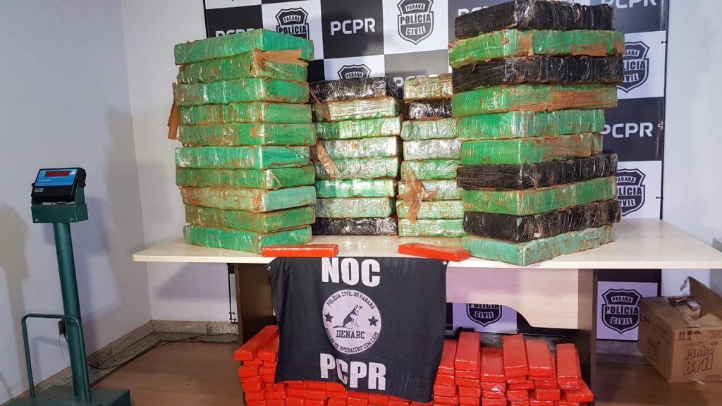 Polícia apreende 690 quilos de maconha durante ação em Toledo
