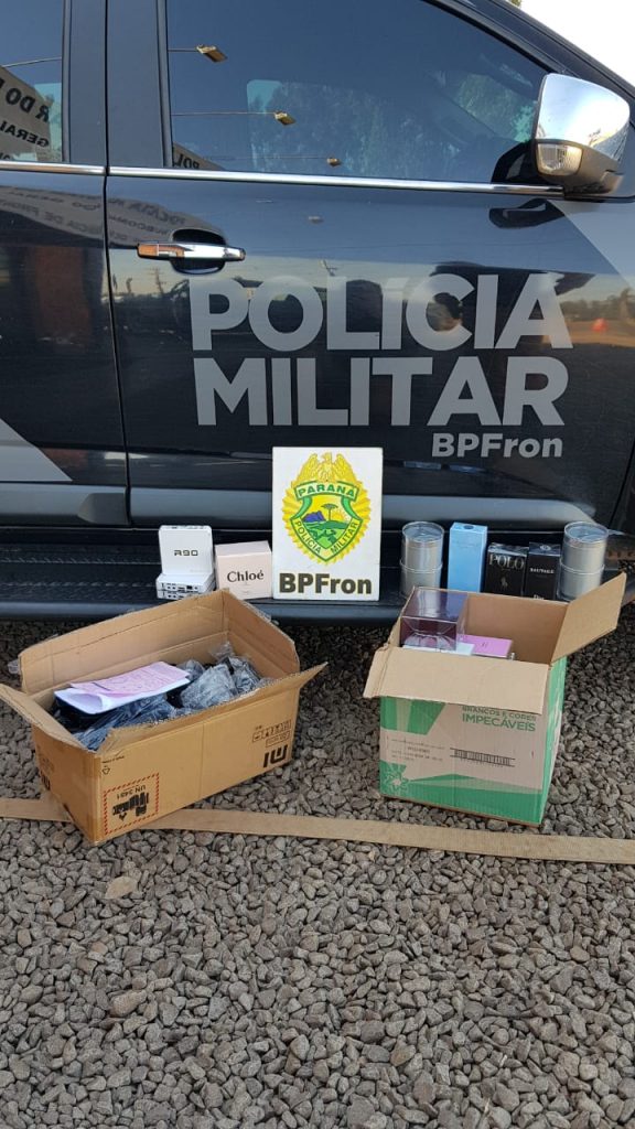 BPFron apreende contrabando que seria enviado pelo Correio a Marília/SP