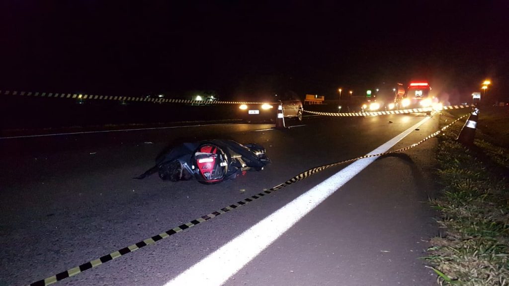 Identificado como Welinson Cavalheiro o motociclista que morreu na BR-277