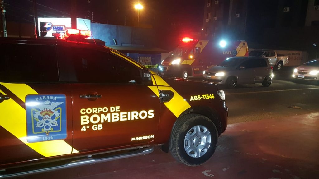 Ciclista sofre queda e é socorrido pelo Siate na Rua Rio da Paz