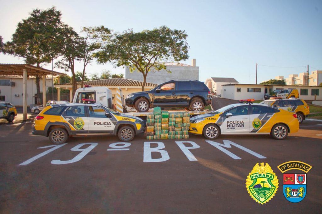 Mais de 700 quilos de maconha são apreendidos pela PM em Toledo