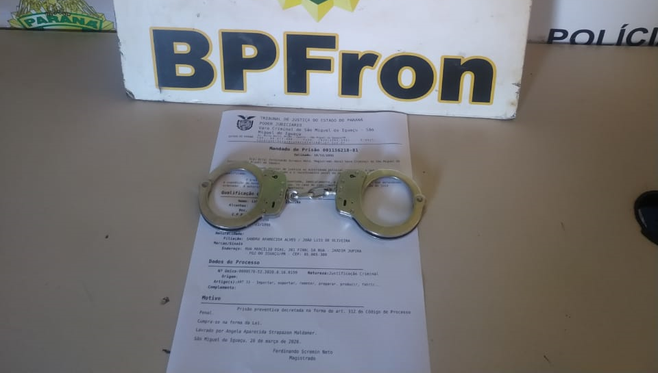 BPFron realiza cumprimento de mandado de prisão na cidade de Foz durante Operação Hórus Imagem referente a BPFron realiza cumprimento de mandado de prisão na cidade de Foz durante Operação Hórus