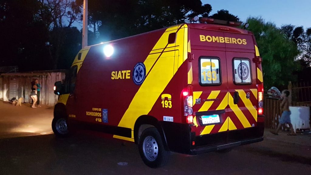 Siate atende homem ferido no Jardim Melissa