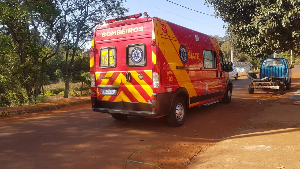 Homem fica ferido ao cair de bicicleta no Cascavel Velho Imagem referente a Homem fica ferido ao cair de bicicleta no Cascavel Velho