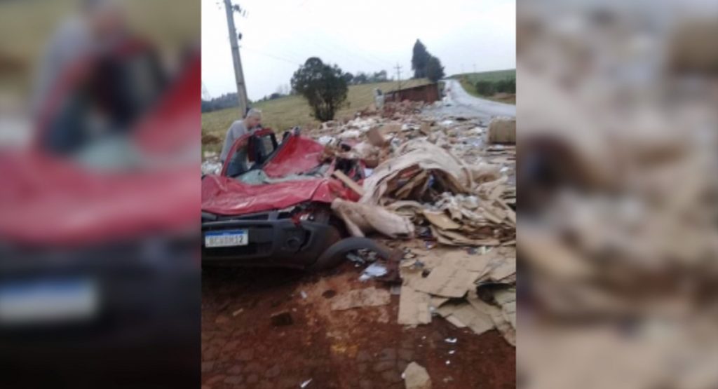 Homem morre em grave acidente de trânsito na PR-484