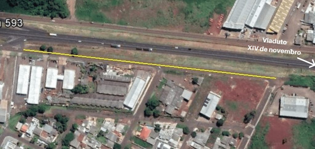 Obras serão realizadas nas vias marginais da BR-277, em Cascavel