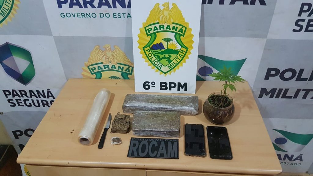Trio é preso com maconha durante ação da ROCAM no Bairro Canadá
