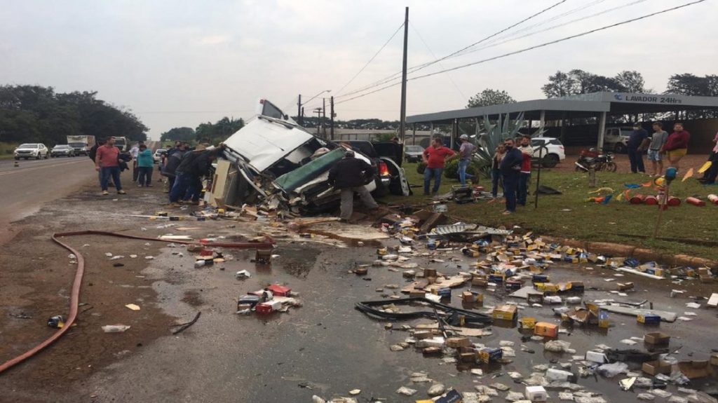 PR-182 registra mais um grave acidente nesta sexta-feira (14)