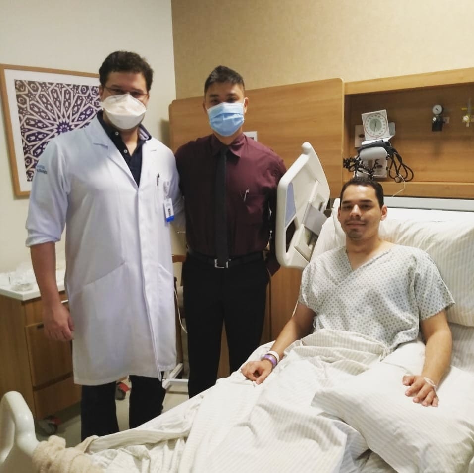 Após cirurgia para retirada de tumor, Giuseppe Flores ganha alta e faz agradecimento Imagem referente a Após cirurgia para retirada de tumor, Giuseppe Flores ganha alta e faz agradecimento