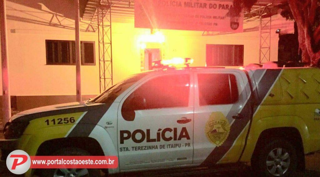 PM recupera veículo minutos após o roubo em Santa Terezinha de Itaipu