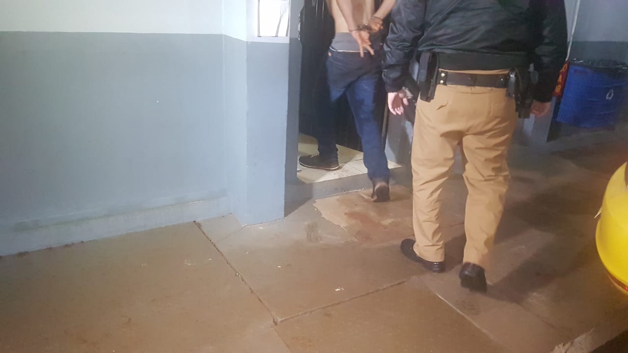 Jovem é detido por dano ao patrimônio no Cascavel Velho