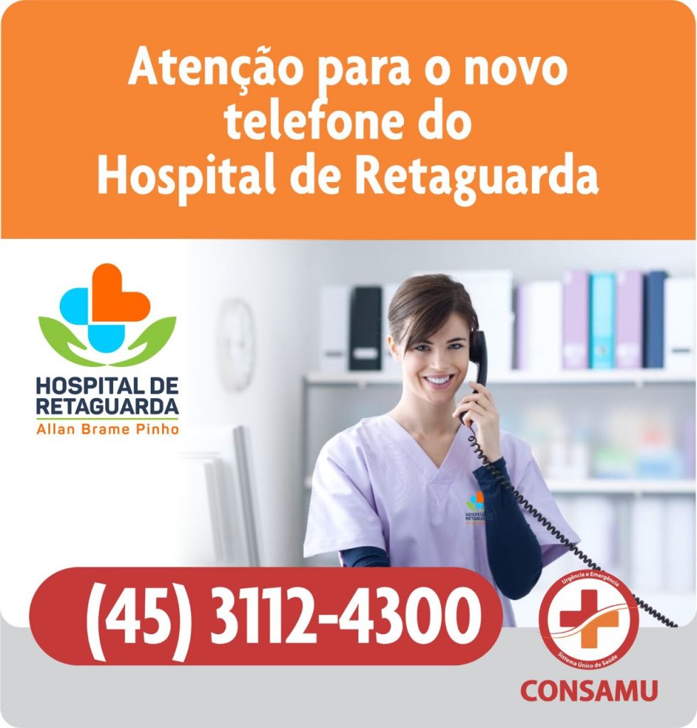 Hospital de Retaguarda tem novo número de telefone para atender a população