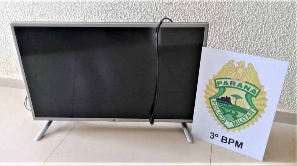 Adolescente é apreendido por receptação de TV furtada em Mangueirinha