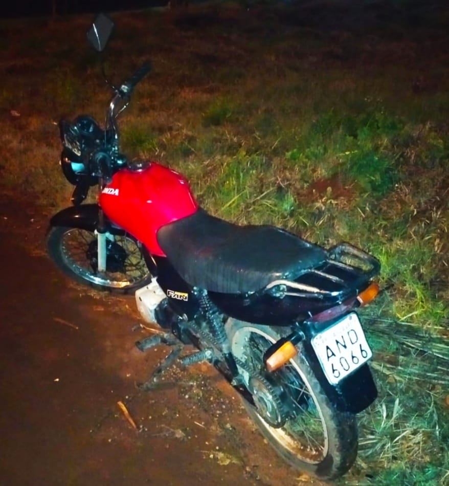 Moto utilizada por autores da morte de Olair Rechinski é apreendida pela Polícia