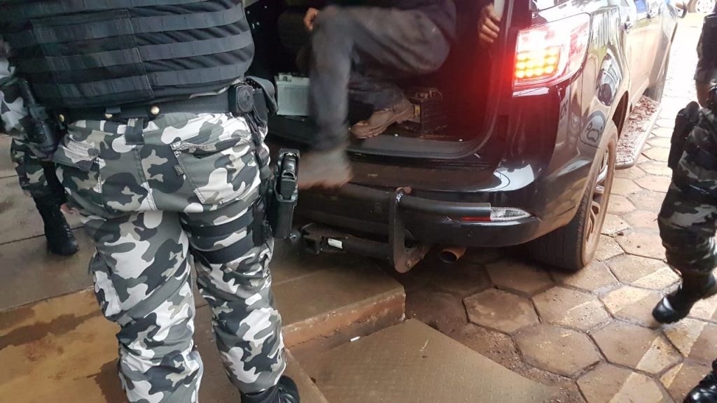 Choque detém indivíduo e recupera peças de carro furtadas