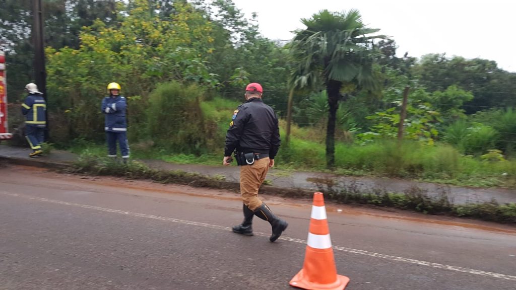 PRE analisa local de atropelamento que matou pedestre às margens da PRc-467