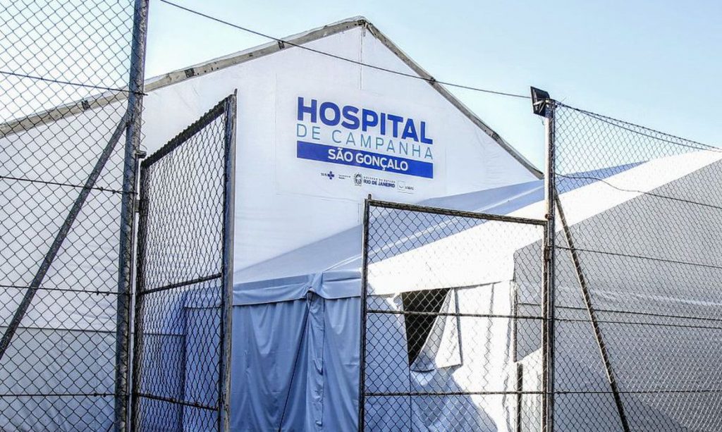 Hospital de Campanha de São Gonçalo começa a ser desativado no Rio
