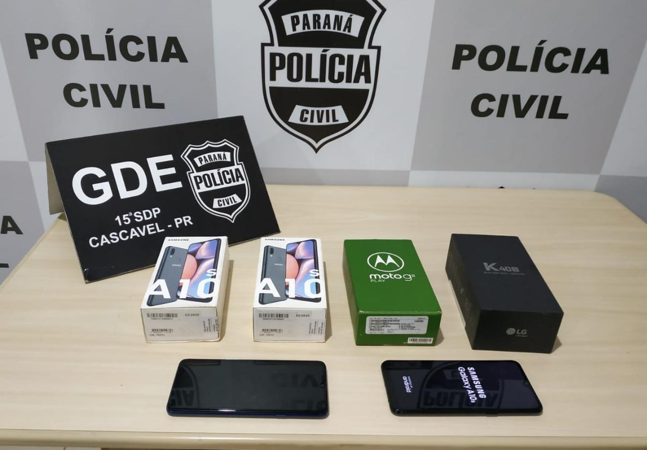 Dono de loja que vendia celulares furtados no Bairro Brasília é preso pelo GDE Imagem referente a Dono de loja que vendia celulares furtados no Bairro Brasília é preso pelo GDE