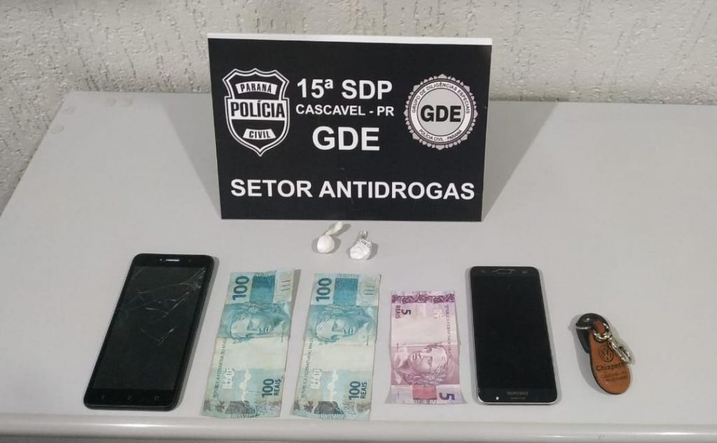 Trio é detido com cocaína e dinheiro no Bairro São Cristóvão