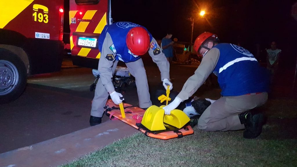 Homem fica ferido ao sofrer queda de bicicleta no Floresta