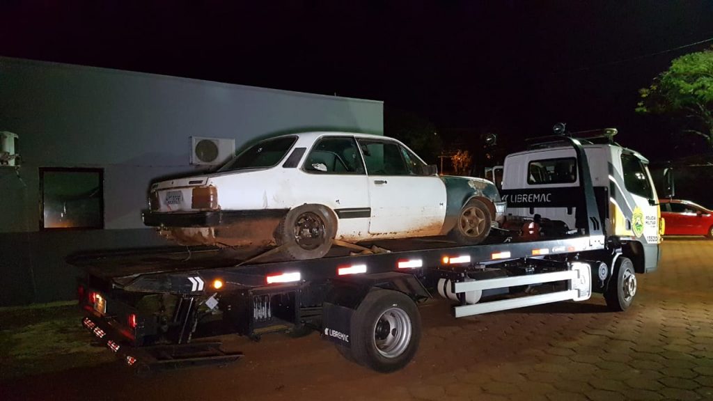 Chevette com chassi adulterado é apreendido pela Polícia Militar