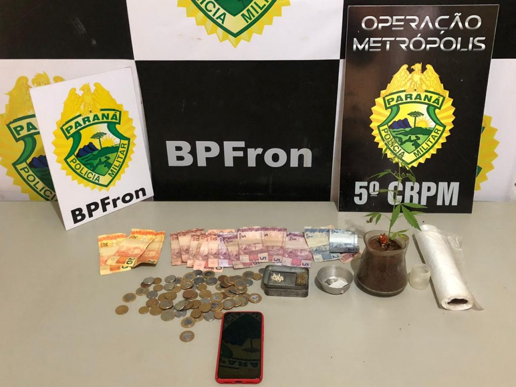 BPFron presta apoio ao Conselho Tutelar e apreende drogas em Guaíra