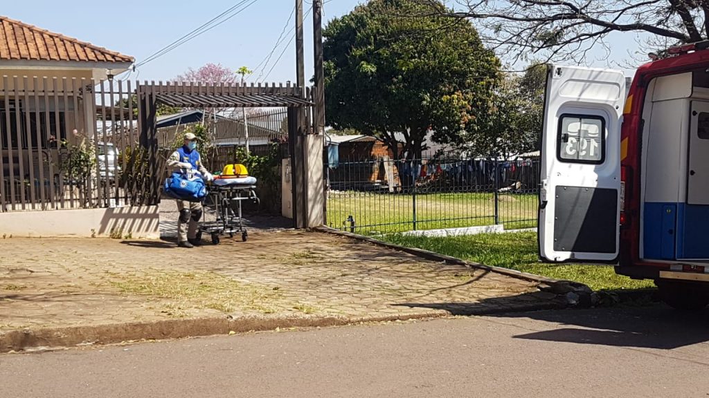 Idosa é atendida pelos Bombeiros no Bairro Parque São Paulo