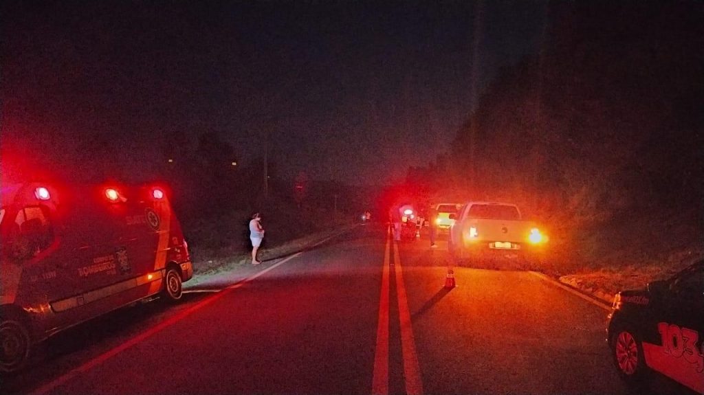 Ciclista de 63 anos morre em acidente na BR-158, em Laranjeiras do Sul
