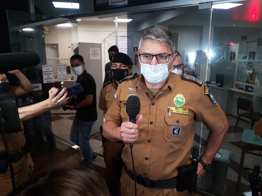 Coronel da Polícia Militar e Governador visitam policiais baleados no Morumbi