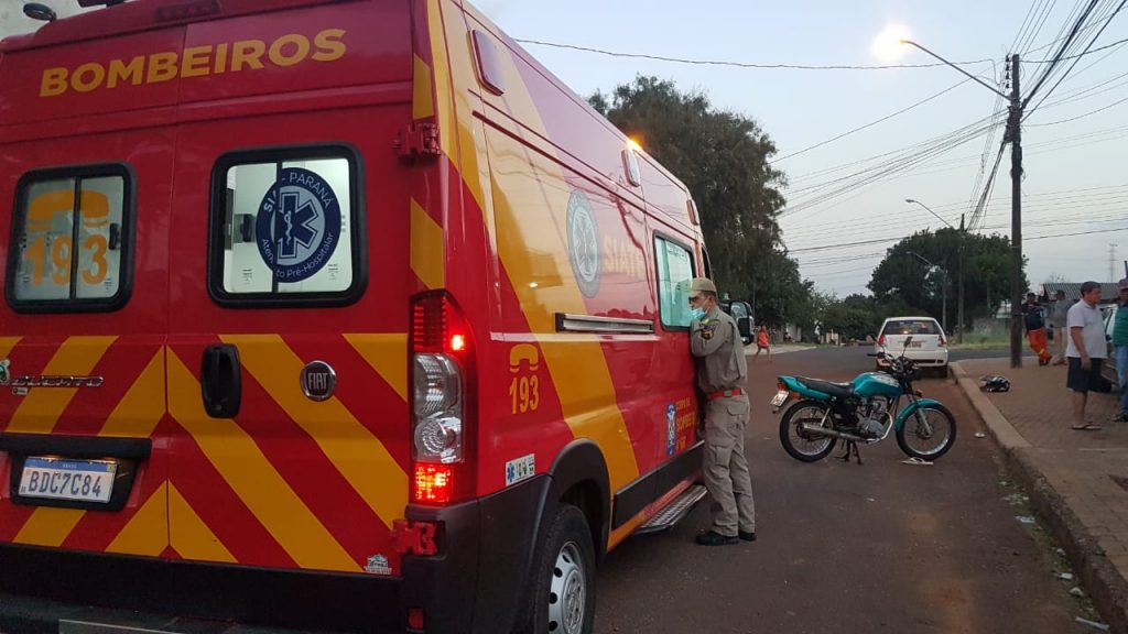Menino de 5 anos é atropelado por moto no Loteamento Santa Catarina