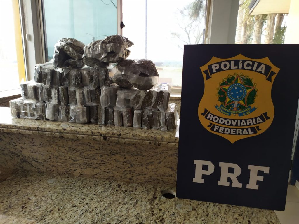 Maconha que seria vendida no RJ é apreendida na BR-277