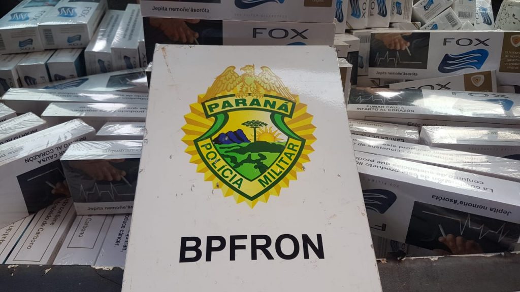 BPFron apreende carro carregado com cigarros contrabandeados na BR-163