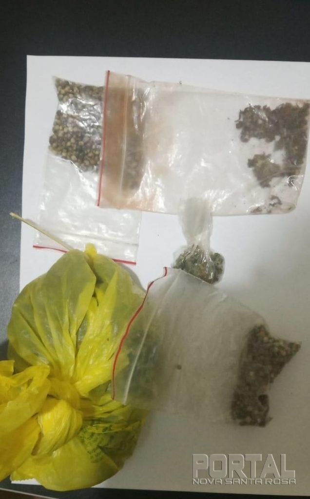 Após denúncia de tráfico de drogas, dupla é detida com maconha em Nova Santa Rosa