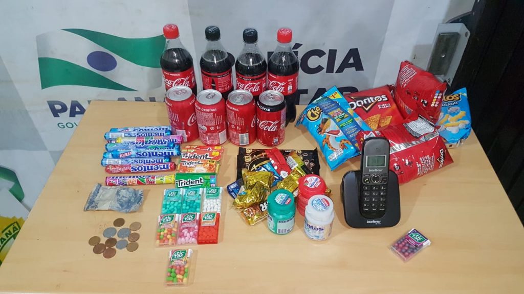 Jovem é detido acusado de arrombar churrascaria e furtar produtos às margens da BR-277