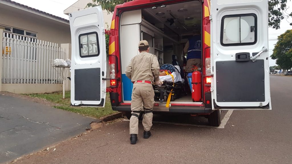 Idosa de 80 anos é socorrida no Bairro Parque São Paulo