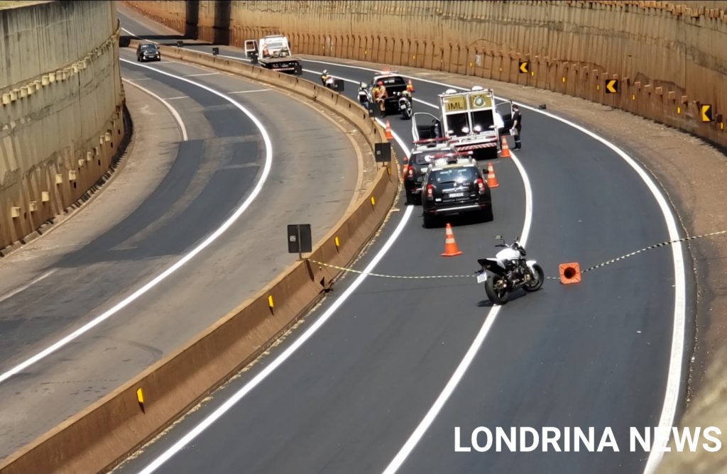 Motociclista morre após acidente na PR-445, em Cambé