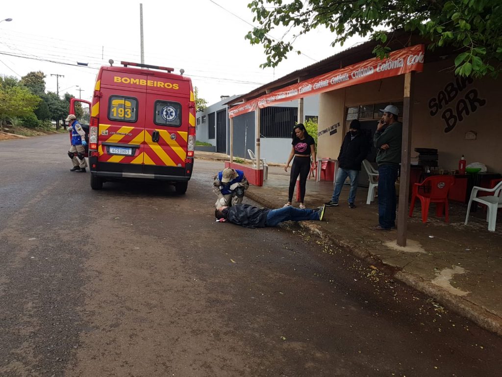 Homem fica ferido ao sofrer queda no Bairro Floresta