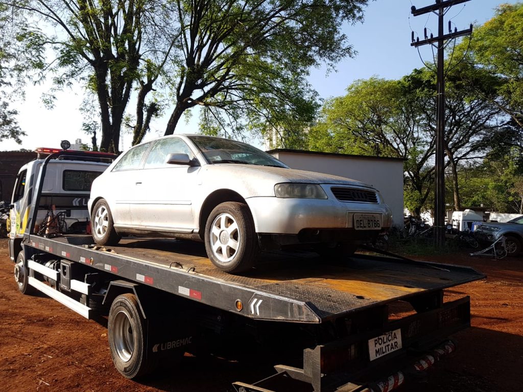 Audi com registro de furto em São Paulo é localizada em Cascavel