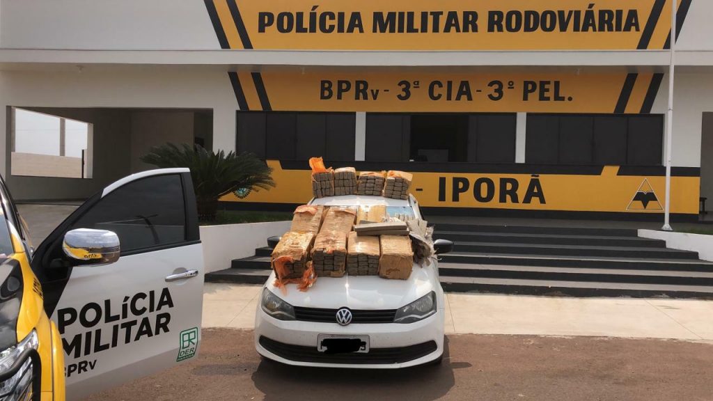 PRE apreende mais de 243 quilos de maconha em Iporã