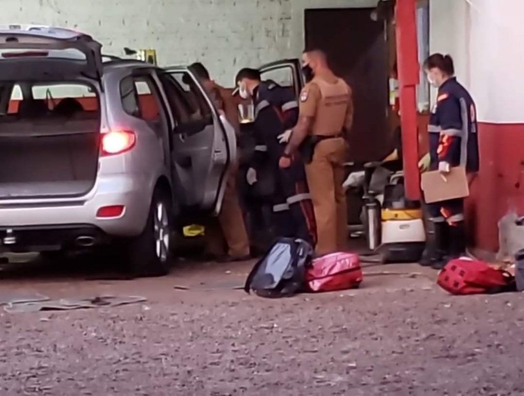 Autor de homicídio em lava-rápido se apresenta à polícia em Campo Mourão