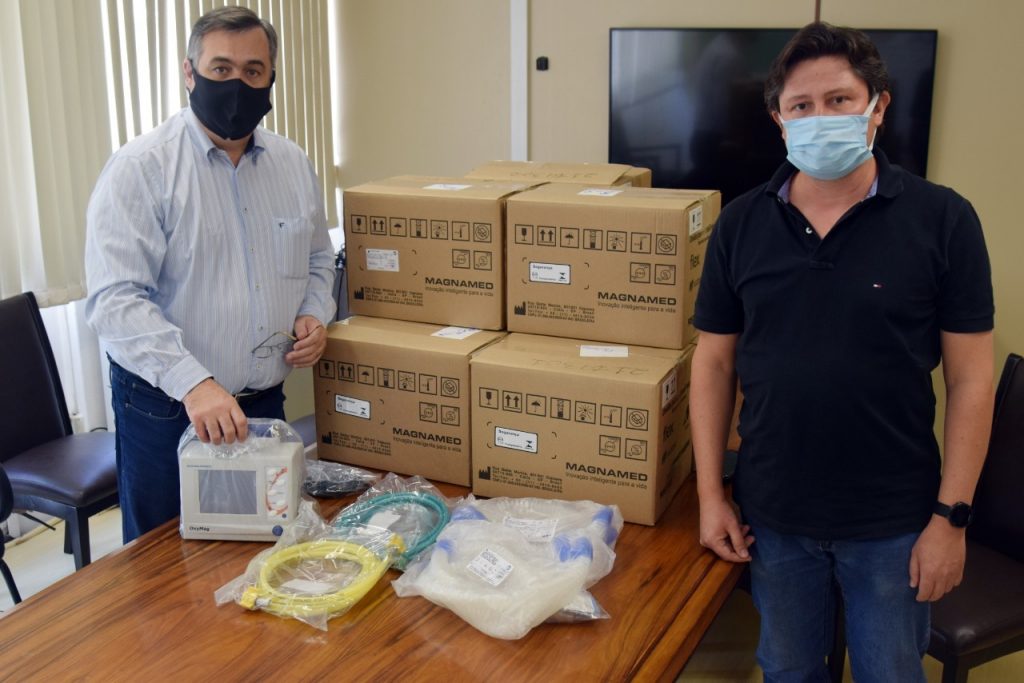 Estado repassa ventiladores respiratórios portáteis ao Consamu Oeste