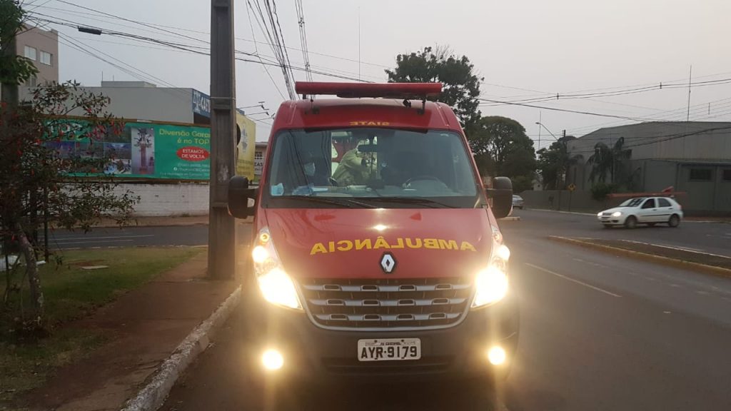 Homem sofre ferimentos no rosto ao cair no Bairro Alto Alegre