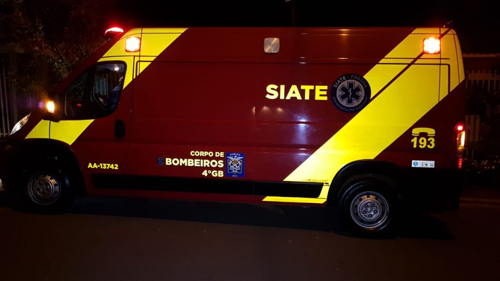 Idoso de 82 anos é socorrido no Bairro Santa Felicidade
