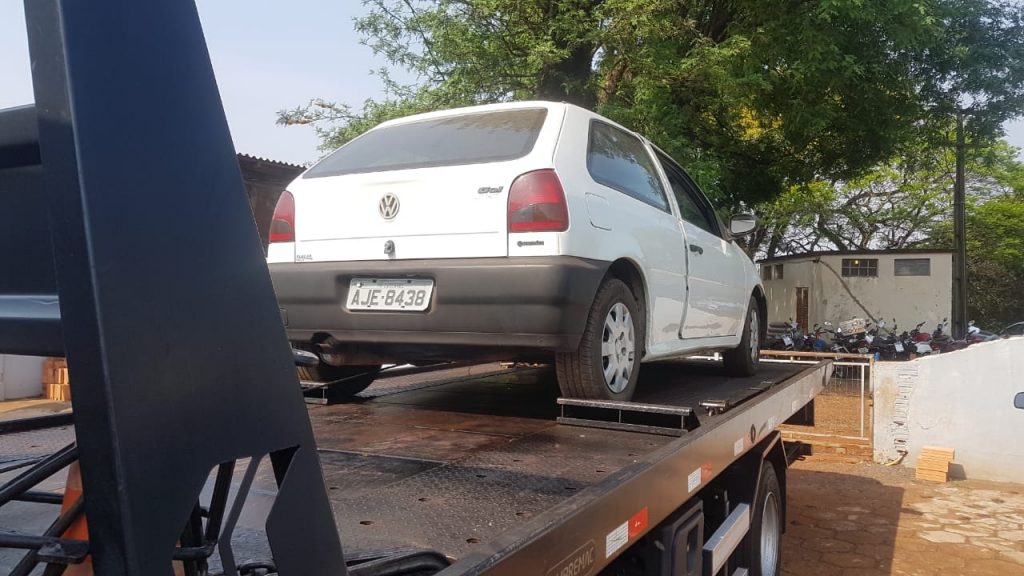 Gol com registro de furto é localizado no Bairro Floresta