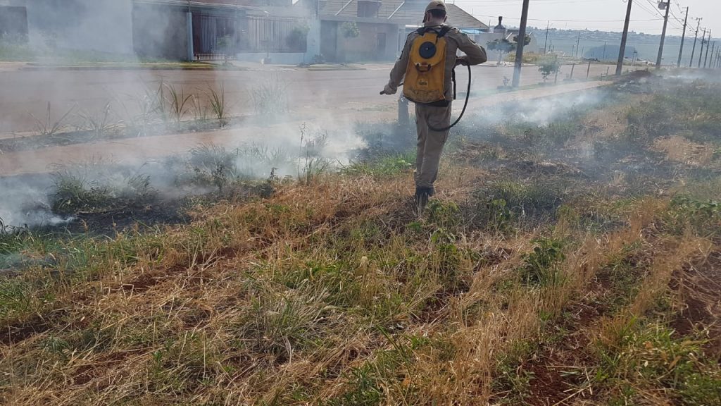 Incêndio atinge área de vegetação no Belmonte