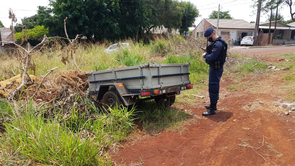Carreta de carga furtada no Brasília é localizada pela Guarda Municipal